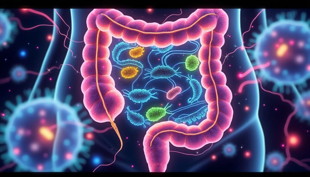 découvrez comment le microbiote intestinal influence et régule le système immunitaire chez l'humain, jouant un rôle clé dans la santé globale.