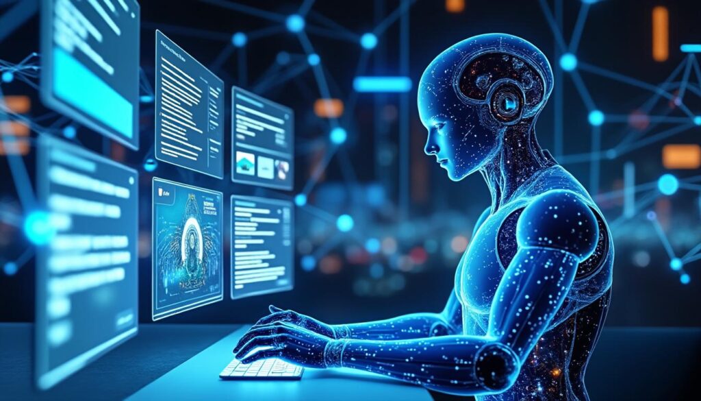 découvrez comment l'intelligence artificielle révolutionne la création de contenus en automatisant la rédaction sur internet, pour plus de rapidité et d'efficacité.