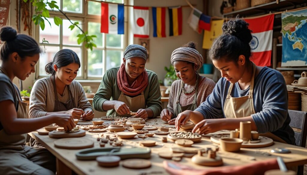 etsy offre aux artisans une plateforme pour vendre facilement leurs créations uniques à une clientèle internationale, élargissant ainsi leur marché et leur visibilité.